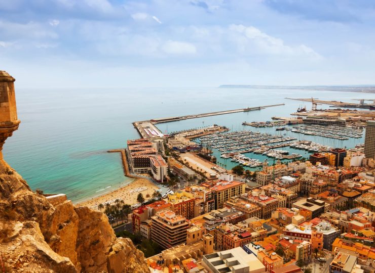 Vista Puerto de Alicante